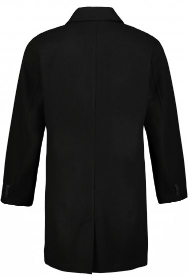JP1880 Coat Wool Blend Water Repellent Black - Jassen - Grote Maten Herenjassen