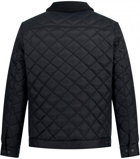 JP1880 Jacket Quilted Black - Jassen - Grote Maten Herenjassen