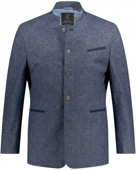 JP1880 Traditional Jacket Linen Blend Navy - Jassen - Grote Maten Herenjassen