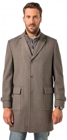 JP1880 Coat Flexnamic Quilted Insert Grey TALL - TALL jassen - 