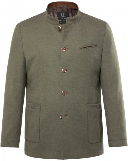 JP1880 Jacket Traditional Flexnamic Green - Jassen - Grote Maten Herenjassen