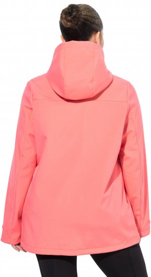 Ulla Popken HYPRAR Softshell Fleece Lined Jacket Coral - Jassen - 