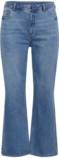 Kaffe Curve Leoana Wijde lange jeans Vintage blauw - Jeans & Broeken in Grote Maten – Plus Size - 