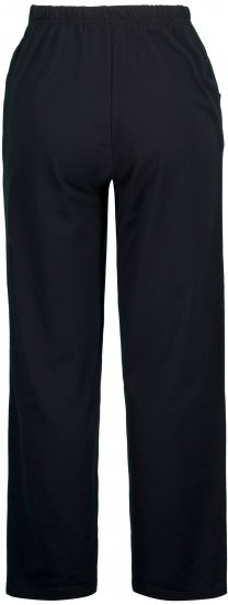 Ulla Popken Pull On Knit Straight Leg Pocket Pants Black - DAMESKLEDING 40-66 - 