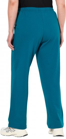 Ulla Popken Pull On Knit Straight Leg Pocket Pants Dark Petrol - DAMESKLEDING 40-66 - 