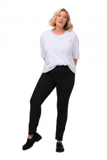 Ulla Popken Denim Look All Elastic Pocket Sienna Jeggings Black - Ulla Popken - Ulla Popken Plusmode voor Dames