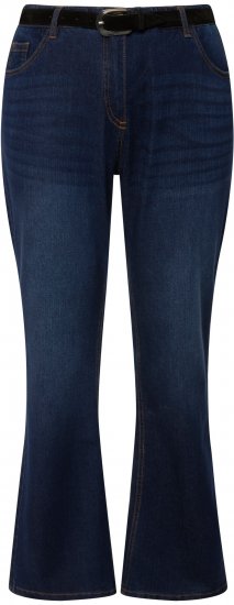 Ulla Popken Marie Fit Bootcut Stretch Jeans Blue Denim - Jeans & Broeken in Grote Maten – Plus Size - 