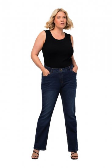 Ulla Popken Marie Fit Bootcut Stretch Jeans Blue Denim - Ulla Popken - Ulla Popken Plusmode voor Dames