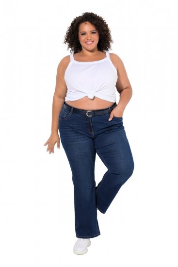 Ulla Popken Marie Fit Bootcut Stretch Jeans Blue Denim - Ulla Popken - Ulla Popken Plusmode voor Dames