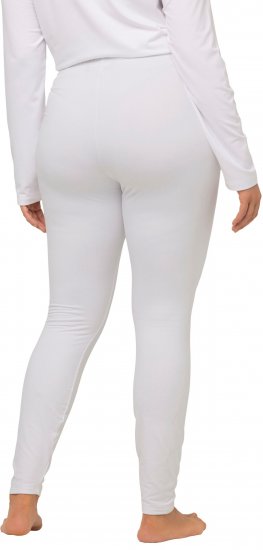 Ulla Popken Quick Dry Moisture Wicking Stretch Ski Leggings Snow White - Jeans & Broeken in Grote Maten – Plus Size - 