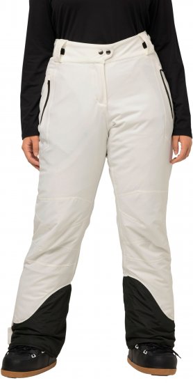 Ulla Popken HYPRAR Triple Function Ski Pants Snow White - Jeans & Broeken in Grote Maten – Plus Size - 