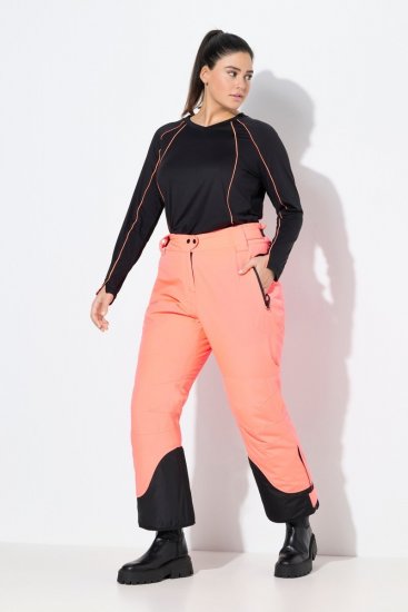 Ulla Popken HYPRAR Triple Function Ski Pants Neon Pink - Skikleding - 