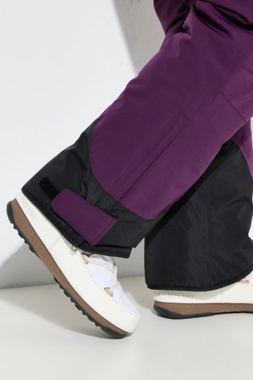 Ulla Popken HYPRAR Triple Function Ski Pants Grape Red - Skikleding - 