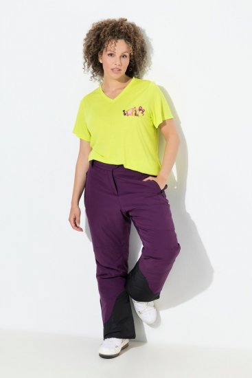 Ulla Popken HYPRAR Triple Function Ski Pants Grape Red - Skikleding - 