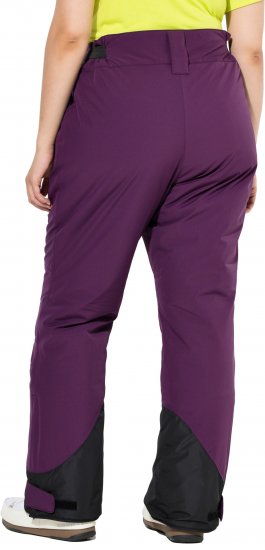 Ulla Popken HYPRAR Triple Function Ski Pants Grape Red - Jeans & Broeken in Grote Maten – Plus Size - 