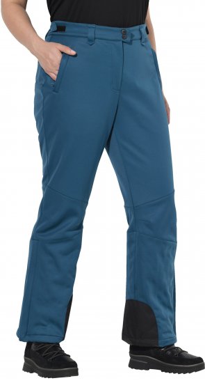 Ulla Popken Water Repellent Softshell Pants Dark Petrol - Jeans & Broeken in Grote Maten – Plus Size - 