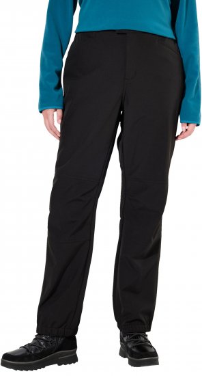 Ulla Popken Softshell Triple Function Fleece Lined Pants Black - Jeans & Broeken in Grote Maten – Plus Size - 