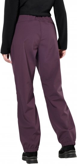Ulla Popken Softshell Triple Function Fleece Lined Pants Dark Blackberry - Jeans & Broeken in Grote Maten – Plus Size - 