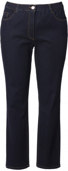 Ulla Popken Stretch Fit Jeans Dark Blue Denim - Jeans & Broeken in Grote Maten – Plus Size - 