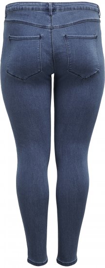 Only Carmakoma Thunder Life Skinny Fit Jeans Blue Denim - Jeans & Broeken in Grote Maten – Plus Size - 