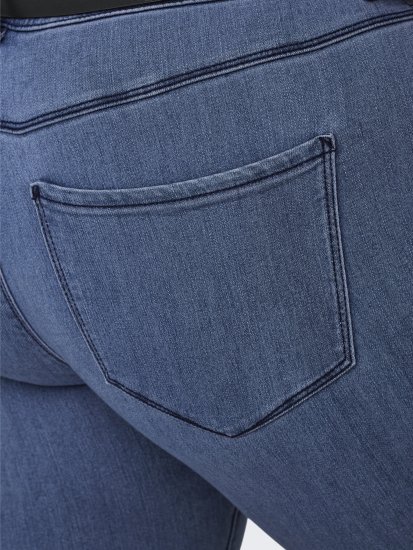 Only Carmakoma Thunder Life Skinny Fit Jeans Blue Denim - Jeans & Broeken in Grote Maten – Plus Size - 