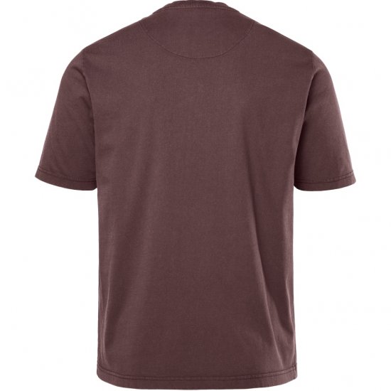 JP1880 T-Shirt Short Sleeve Cabin Mahogany Brown - T-shirts - Grote Maten T-shirts Heren