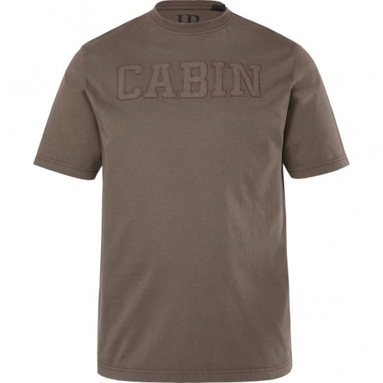 JP1880 T-Shirt Cabin Vintage Mocha - T-shirts - Grote Maten T-shirts Heren