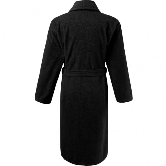 JP1880 Bathrobe Extra Soft Terry Cloth Black - Ondergoed & zwem - Grote Maten Ondergoed Heren