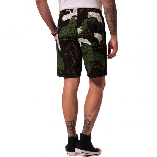 JP1880 Bermuda Shorts All-over Print Black - Shorts - Grote Maten Korte Broeken Heren