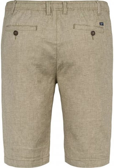 North Latitude 41106 Linen Shorts Beige - Shorts - Grote Maten Korte Broeken Heren
