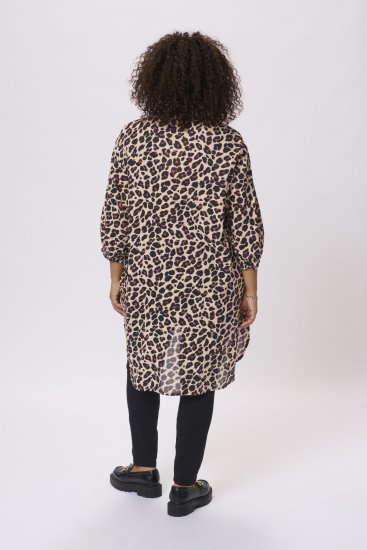 Kaffe Curve Sonna Blouse Luipaardprint - Blouses & tunieken - 