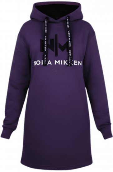 Nora Mikken KADRI Long Hoodie Purple - Sweaters & hoodies - 