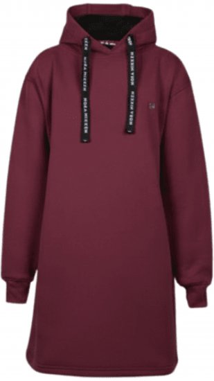 Nora Mikken KRISTINA Long Hoodie Burgundy - Sweaters & hoodies - 