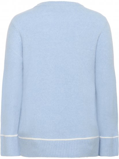 Kaffe Curve Jina Knit Pullover Powder Blue Melange - Gebreide truien - 