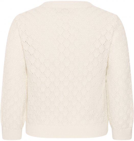 Kaffe Curve Kathrina Pullover White - Gebreide truien - 