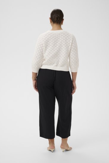 Kaffe Curve Kathrina Pullover White - Gebreide truien - 