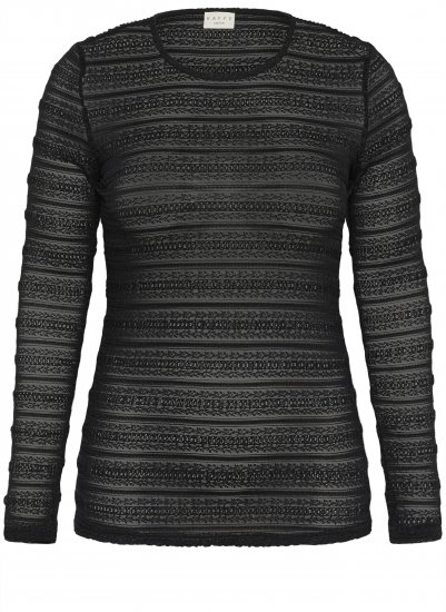 Kaffe Curve Hanna Lace Long Sleeve T-Shirt - Shirts met lange mouwen - 