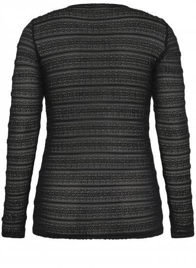 Kaffe Curve Hanna Lace Long Sleeve T-Shirt - Shirts met lange mouwen - 