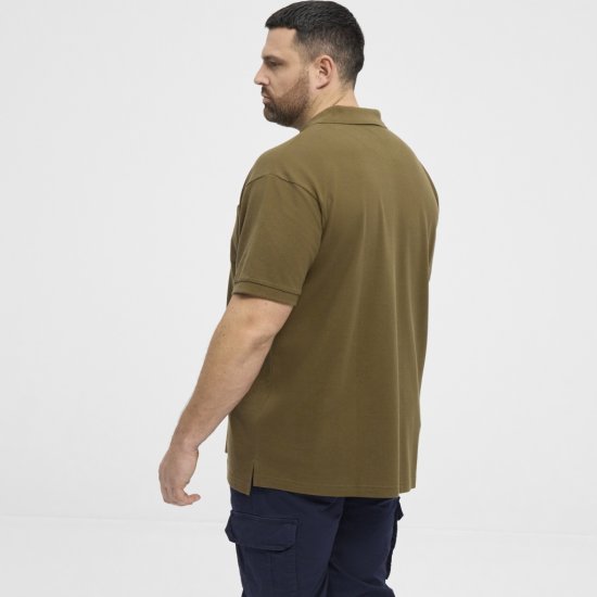 North Latitude Polo Pique Short Sleeve Green - Polo shirts - Grote Maten Poloshirts Heren