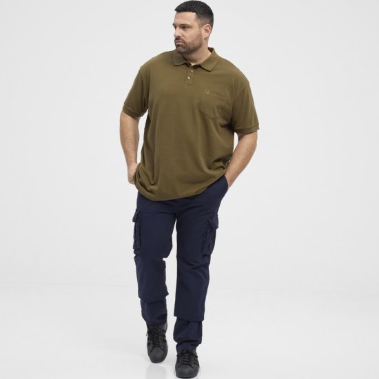 North Latitude Polo Pique Short Sleeve Green - Polo shirts - Grote Maten Poloshirts Heren