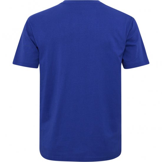 North Latitude T-shirt Printed Short Sleeve Blue - T-shirts - Grote Maten T-shirts Heren