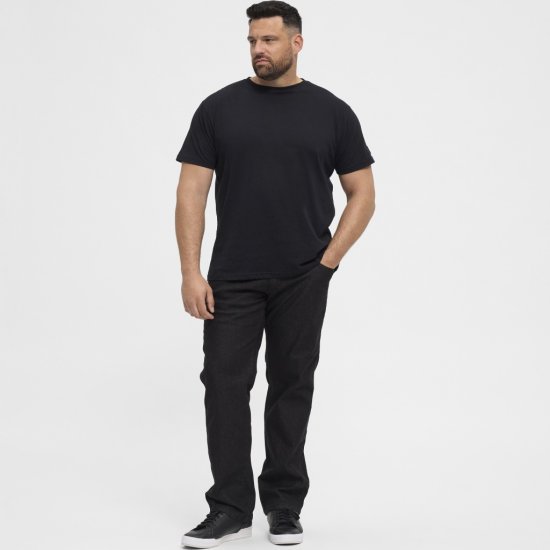 North Latitude Jeans Mick Black Stone Wash - Jeans & broeken - Jeans & Broeken Grote Maten Heren