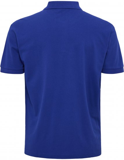 North Latitude Polo Pique Short Sleeve Cobalt Blue - Polo shirts - Grote Maten Poloshirts Heren