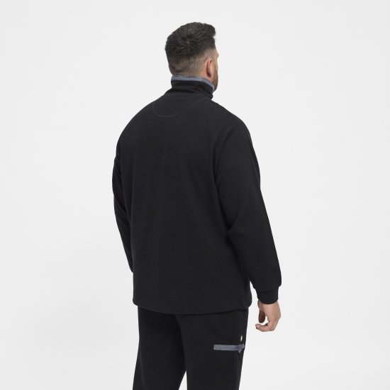 North Latitude Sweatshirt Ottoman Black - Sweaters & hoodies - Sweaters & Hoodies Grote Maten Heren
