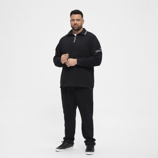 North Latitude Sweatshirt Ottoman Black - Sweaters & hoodies - Sweaters & Hoodies Grote Maten Heren