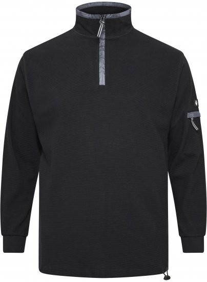 North Latitude Sweatshirt Ottoman Black - Sweaters & hoodies - Sweaters & Hoodies Grote Maten Heren