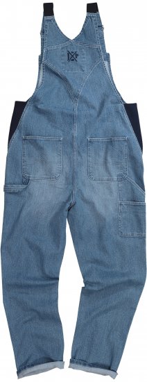 JP1880 Dungarees Denim Adjustable Straps Blue - Jeans & broeken - Jeans & Broeken Grote Maten Heren