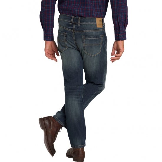 JP1880 Jeans Straight Fit Super Stretch Denim Used Blue - Jeans & broeken - Jeans & Broeken Grote Maten Heren