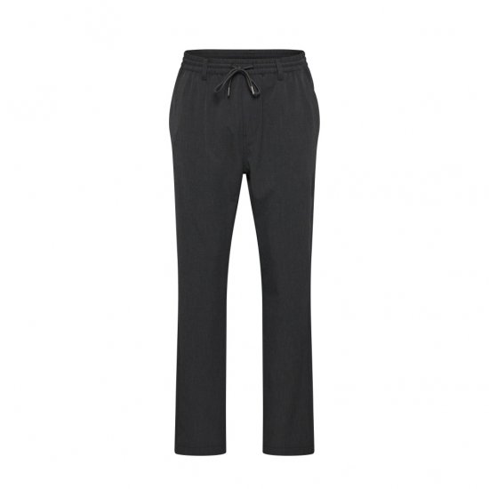 North Latitude Dress Pants Elastic Waist Dark Grey Melange - Broeken - Grote Maten Broeken Heren