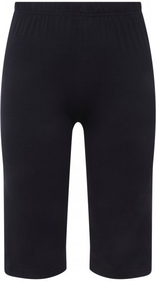 Ulla Popken Stretch Knit Bike Shorts Blue - Jeans & Broeken in Grote Maten – Plus Size - 